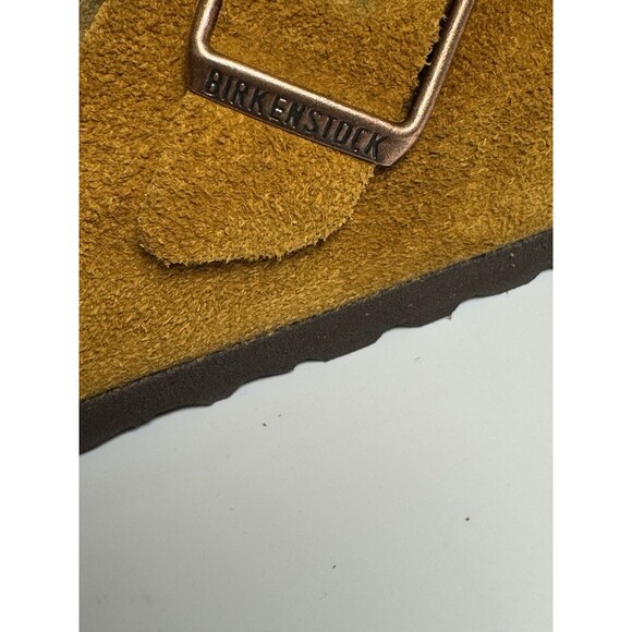 Birkenstock New Boston Mink Suede Leather Soft Footbed Narrow Select W-11 M-9 - Picture 11 of 16